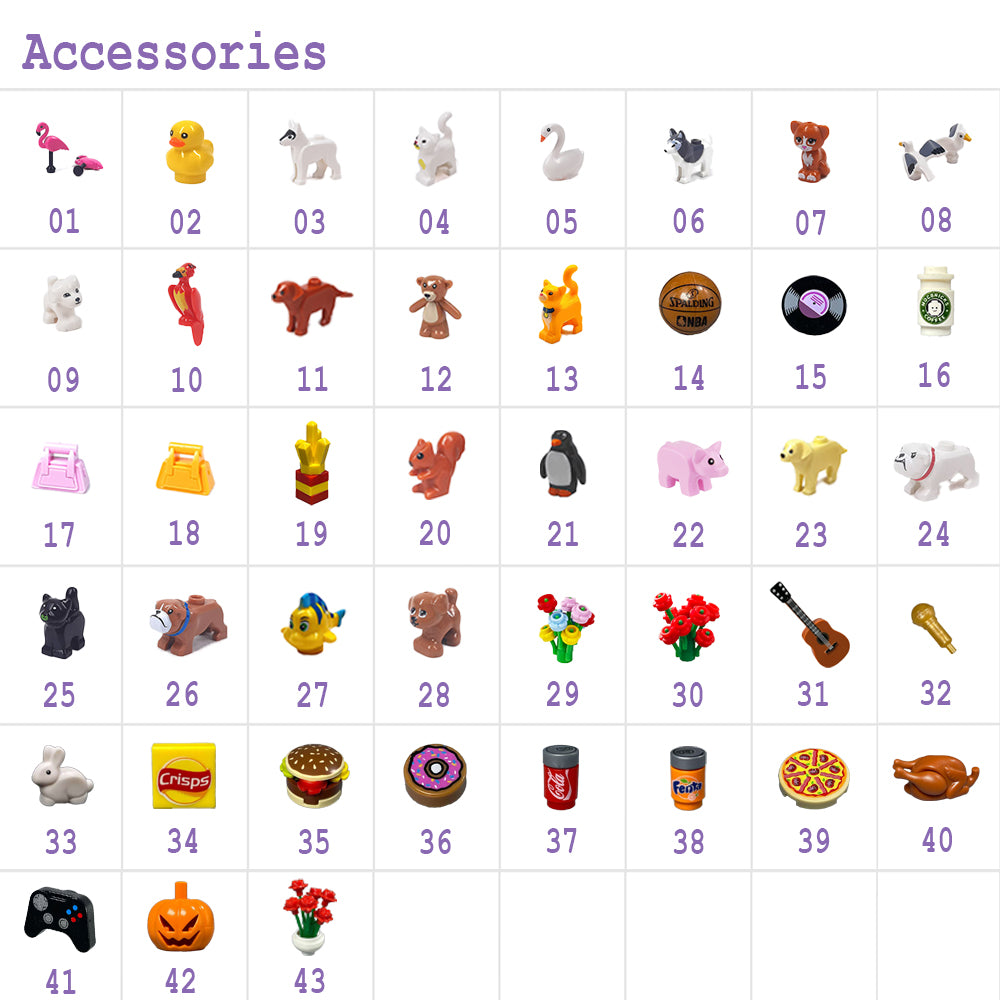 Custom Couple Mini Brick Figures Gift Set