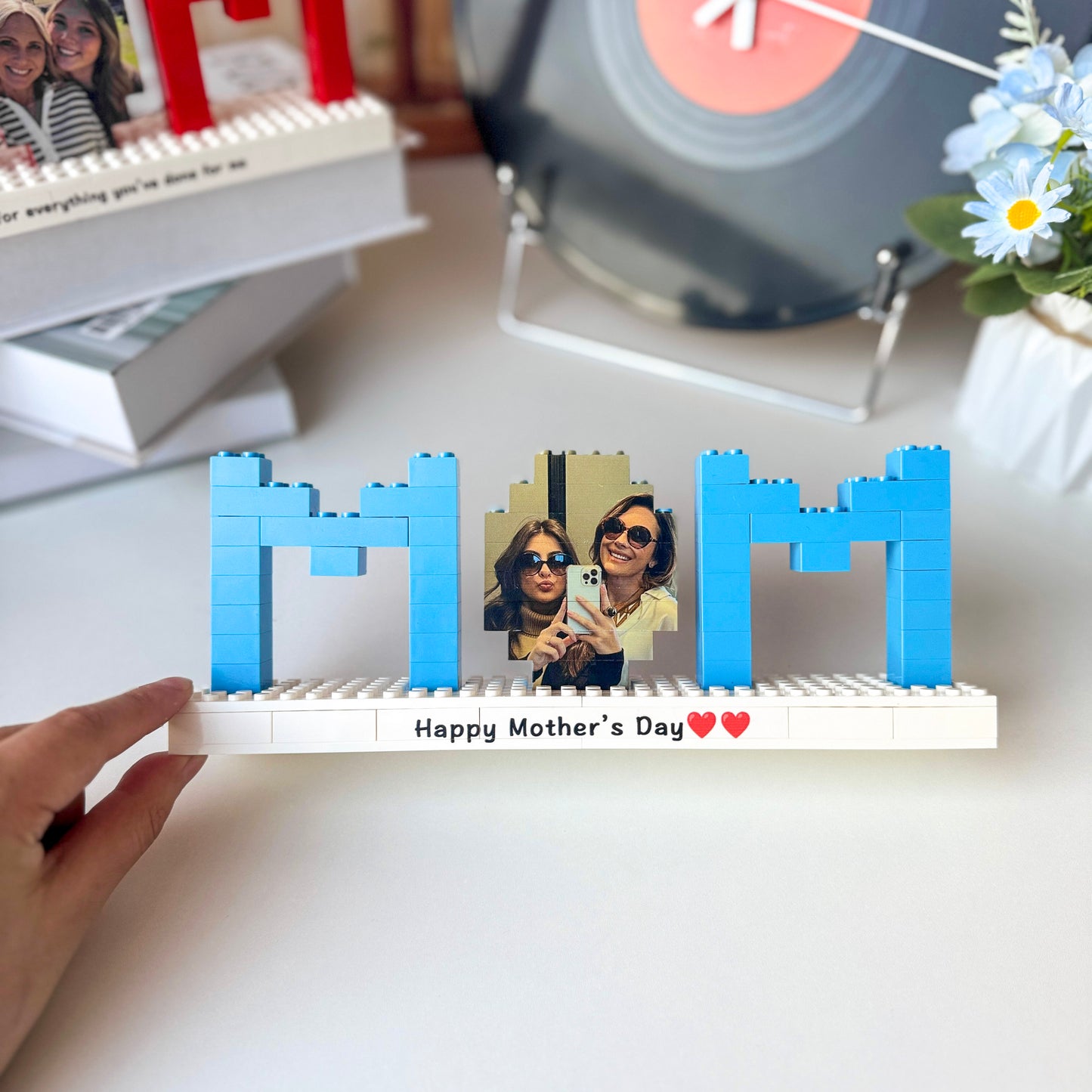 Custom Photo Brick Puzzle – Perfect Mother's Day Gift for Mum