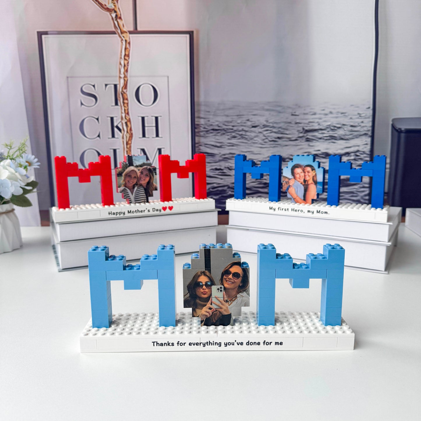 Custom Photo Brick Puzzle – Perfect Mother's Day Gift for Mum