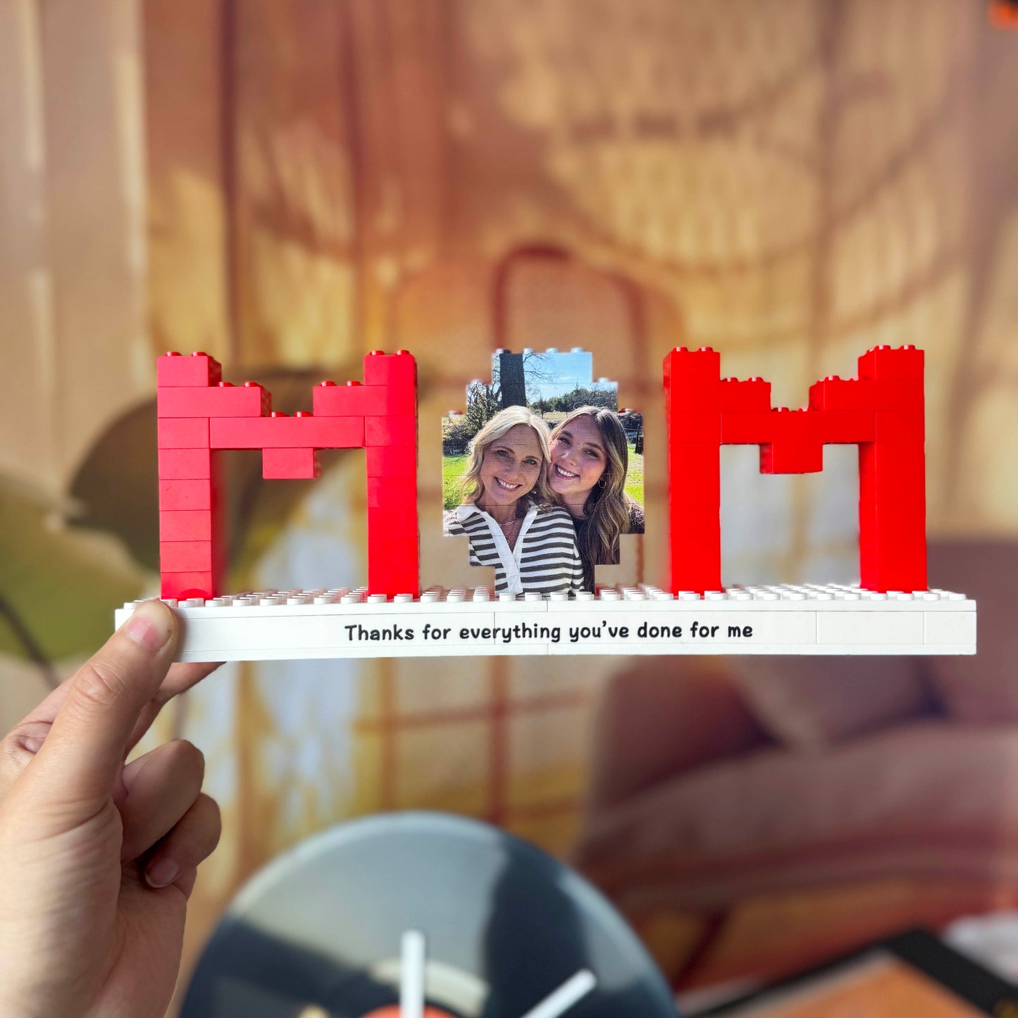 Custom Photo Brick Puzzle – Perfect Mother's Day Gift for Mum