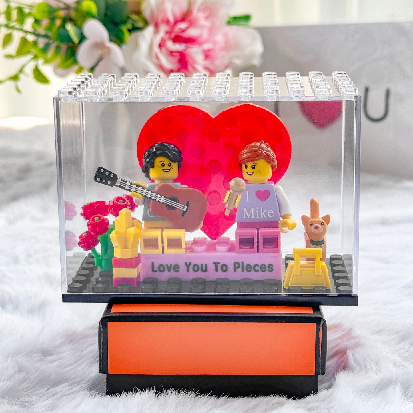 Custom Couple Mini Brick Figures Gift Set