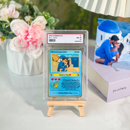 Custom Anime Photo Couple Card For Your love