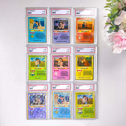 Custom Anime Photo Couple Card For Your love