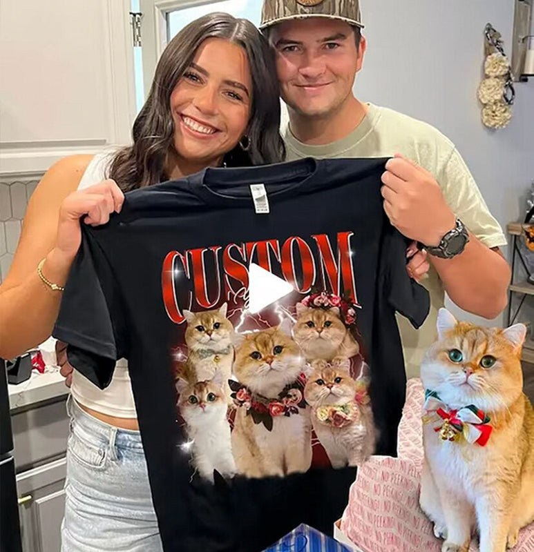 Custom Unique Vintage Photo Pet Tee/Sweatshirt/Hoodie